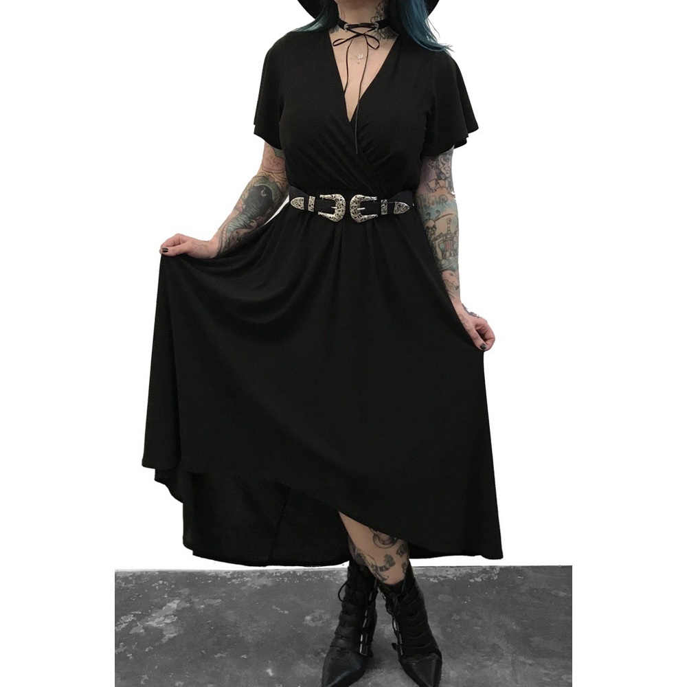 Foxblood High Low Maxi Dress Size Medium